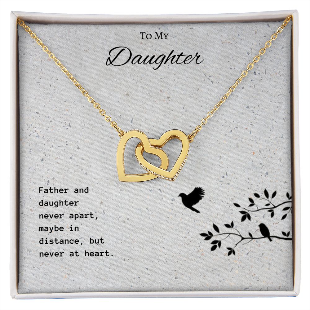 Mason Father Daughter Personalized Engraved Necklaces, Father's Day Card -  Quan Jewelry
